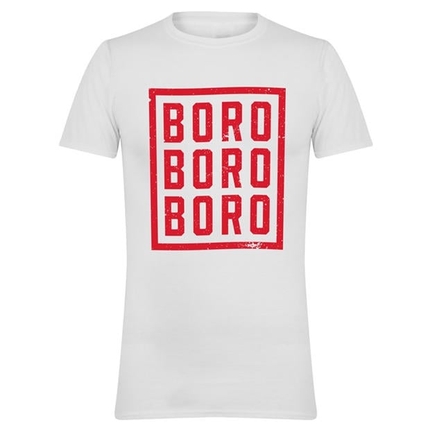Boro Boro - AWD - Printed Adults Middlesbrough Fan Tee
