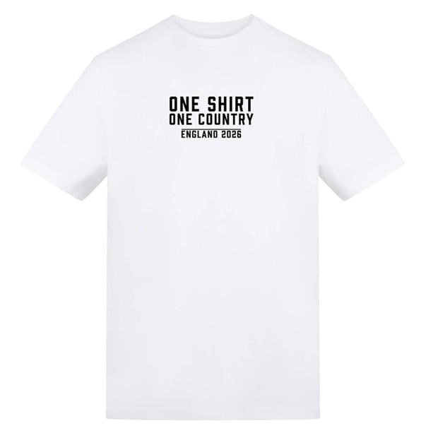 One Shirt One Country - AWD - Adults Printed England World Cup Tee