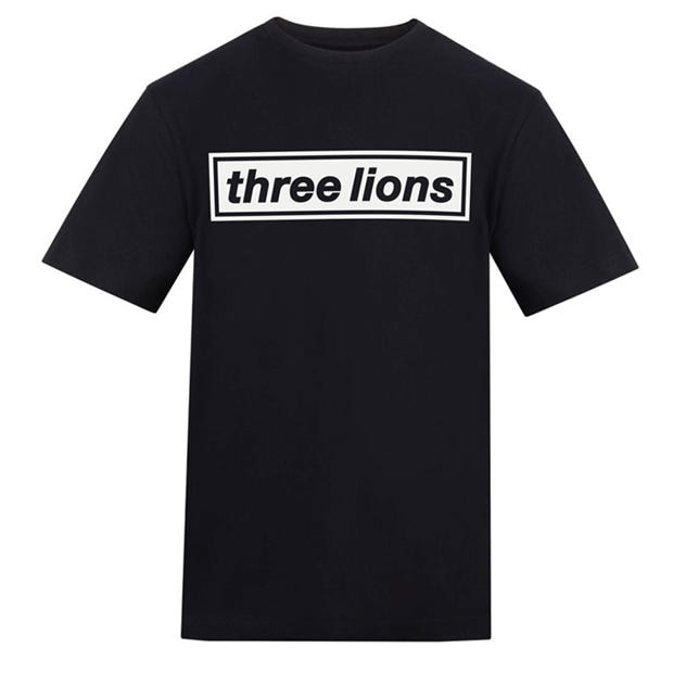 Lions Badge - AWD - Adults Printed England World Cup Tee