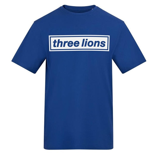 Lions Badge - AWD - Adults Printed England World Cup Tee