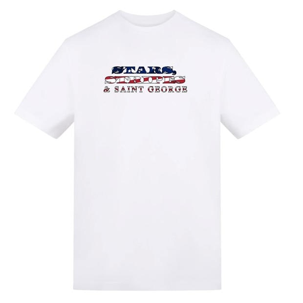 Stars, Stripes and Saint Georg - AWD - Adults Printed England World Cup Tee