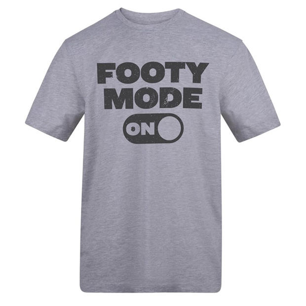 Footy Mode - AWD - Adults Printed Novelty Football Fan Tee
