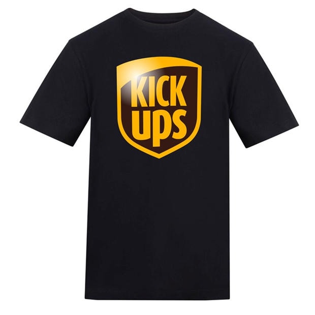 Kick UPS - AWD - Adults Printed Novelty Football Fan Tee