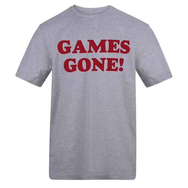 Games Gone - AWD - Adults Printed Novelty Football Fan Tee
