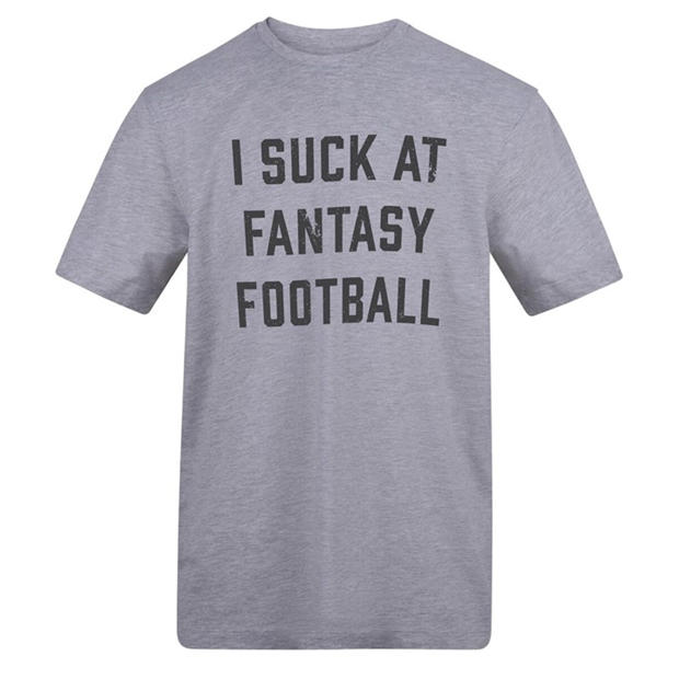 Fantasy Ftball - AWD - Adults Printed Novelty Football Fan Tee