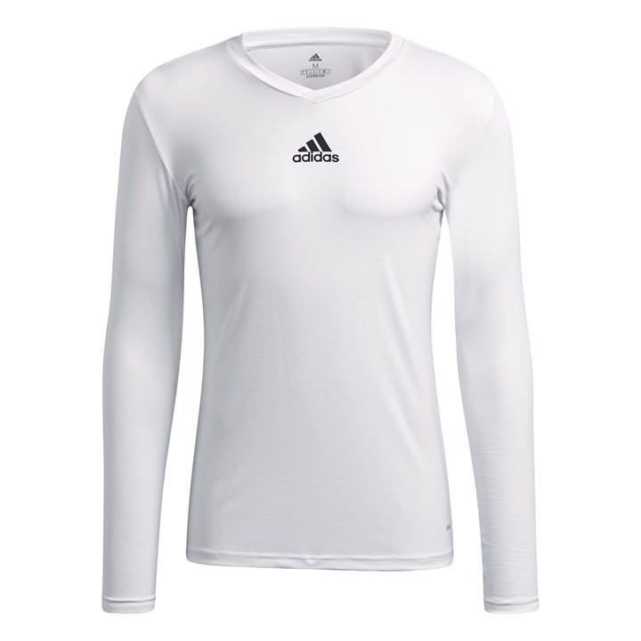 Adidas Men's White Team Base Tee in Size M, Sports Direct