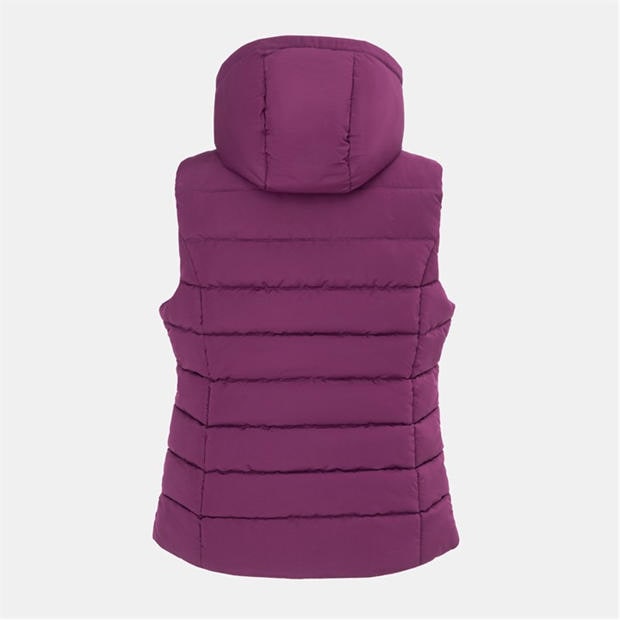 Plum - Slazenger - Women's  Padded Full Zip Gilet