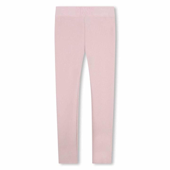 Dkny Girls Pink Kids' Jersey Leggings in Size 14 - 16 Years, Sports Direct