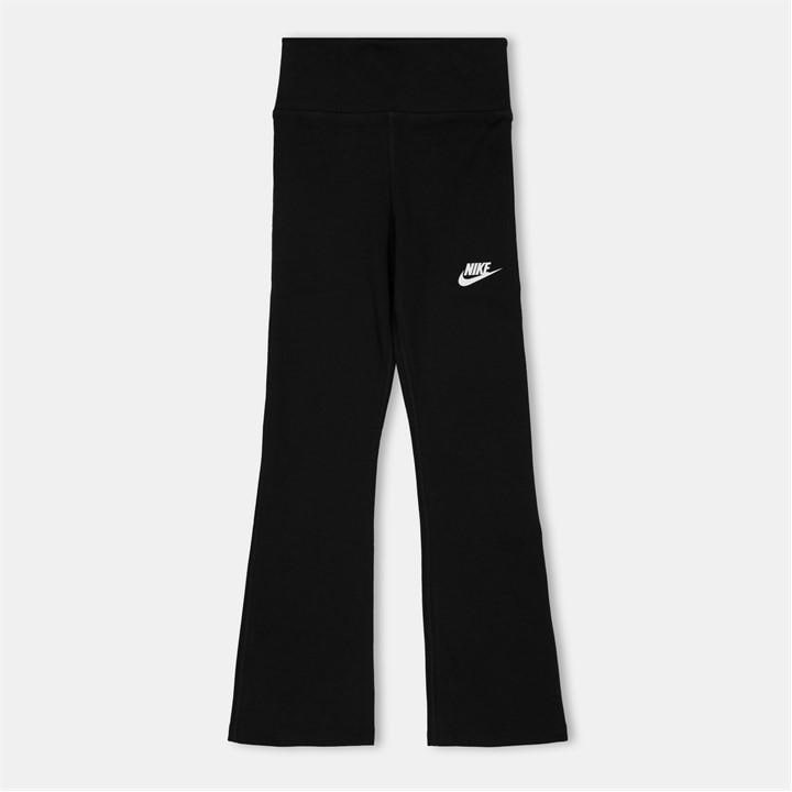 Nike Girls Black Sportswear Favorites Big Kids' (S') Flared Leggings