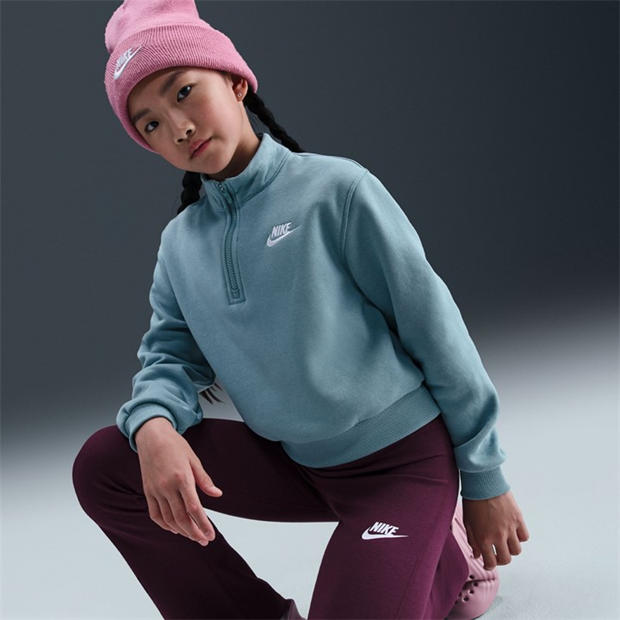 Bordeaux/White - Nike - Sportswear Favorites Big Kids' (Girls') Flared Leggings