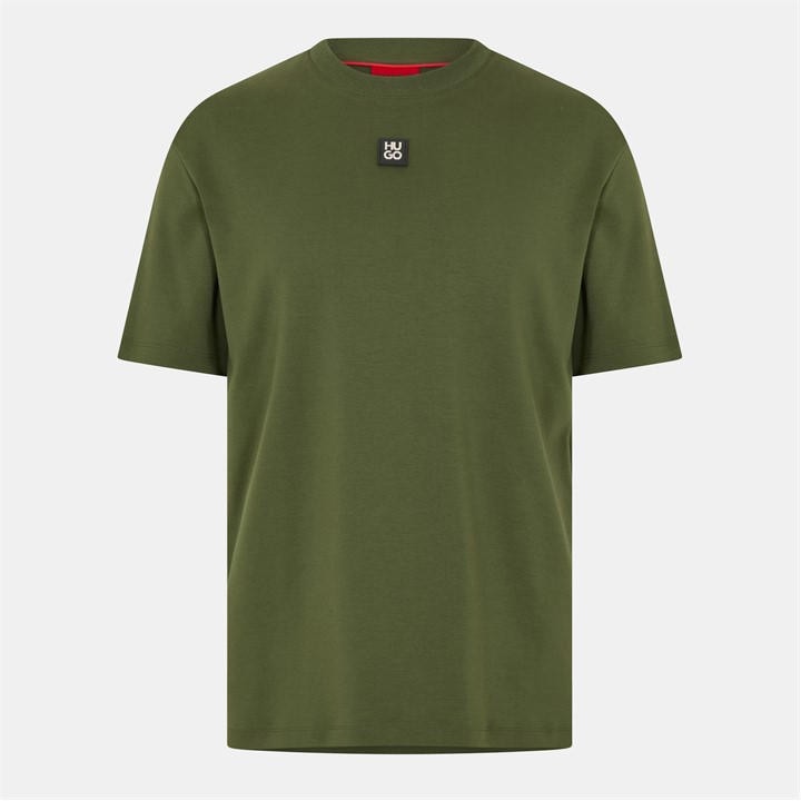 Hugo Men's Green Regular Fit Dalile T-Shirt in Size XS, Sports Direct
