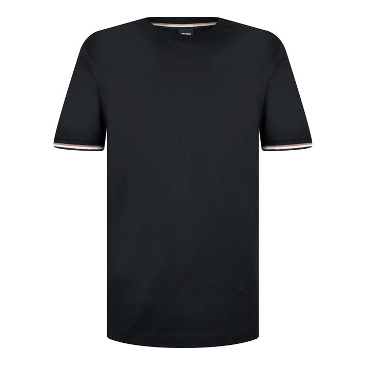 Boss Men' Black Hbb Thompson 04 Premium Cotton T-Shirt in Size S, Sports Direct