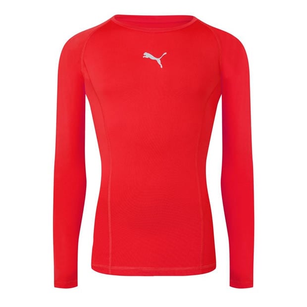 Red - Puma - Puma Liga Baselayer Tee Ls T-Shirt Mens