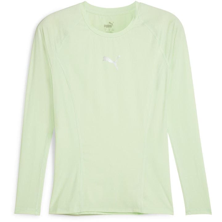 Puma Men's Green Liga Baselayer Tee Ls T-Shirt in Size M, Sports Direct