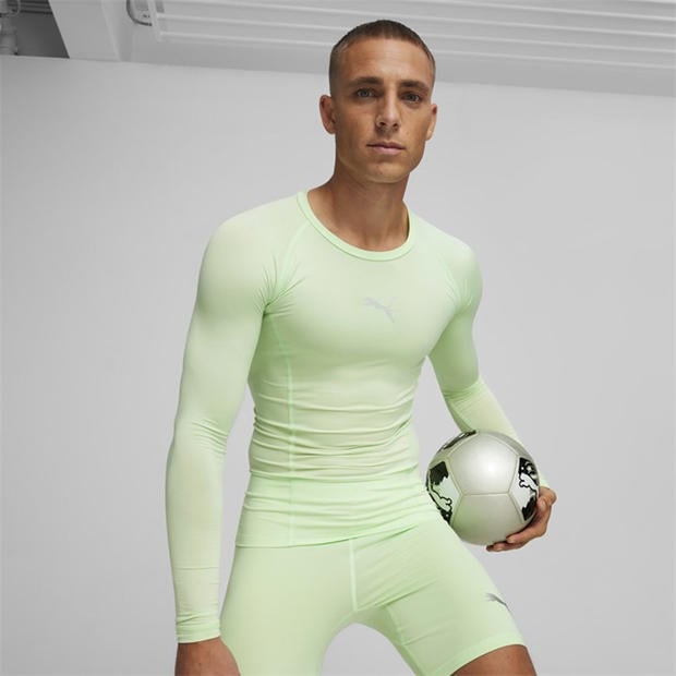 Fresh Mint - Puma - Puma Liga Baselayer Tee Ls T-Shirt Mens