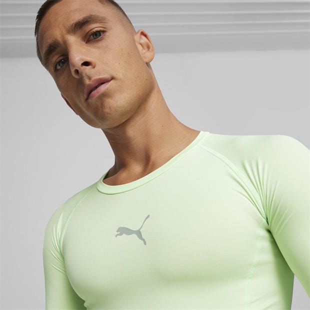 Fresh Mint - Puma - Puma Liga Baselayer Tee Ls T-Shirt Mens