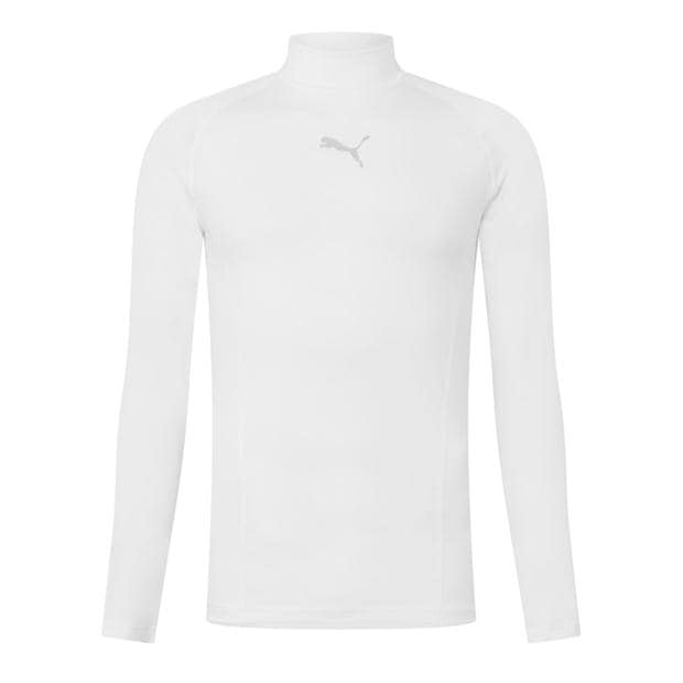 White - Puma - Puma Liga Baselayer Tee Ls Warm T-Shirt Mens