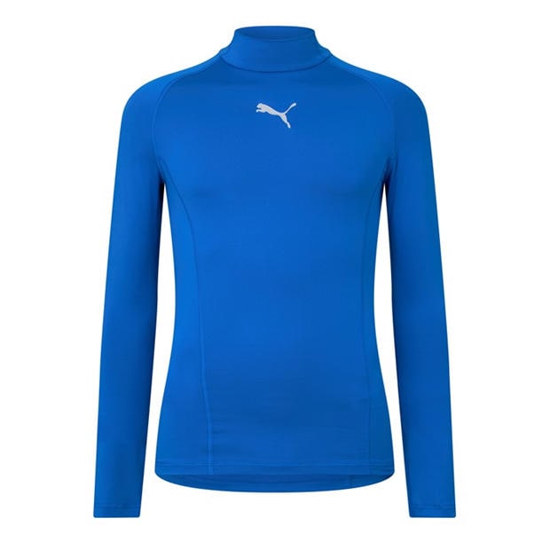 Electric Blue - Puma - Puma Liga Baselayer Tee Ls Warm T-Shirt Mens