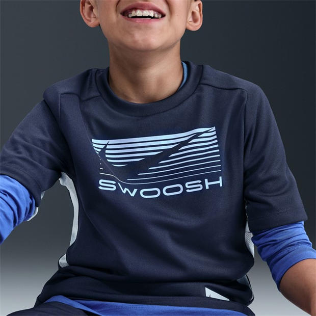 Midnight Navy/C - Nike - Kids' Short Sleeve Performance T-Shirt