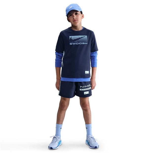 Midnight Navy/C - Nike - Kids' Short Sleeve Performance T-Shirt