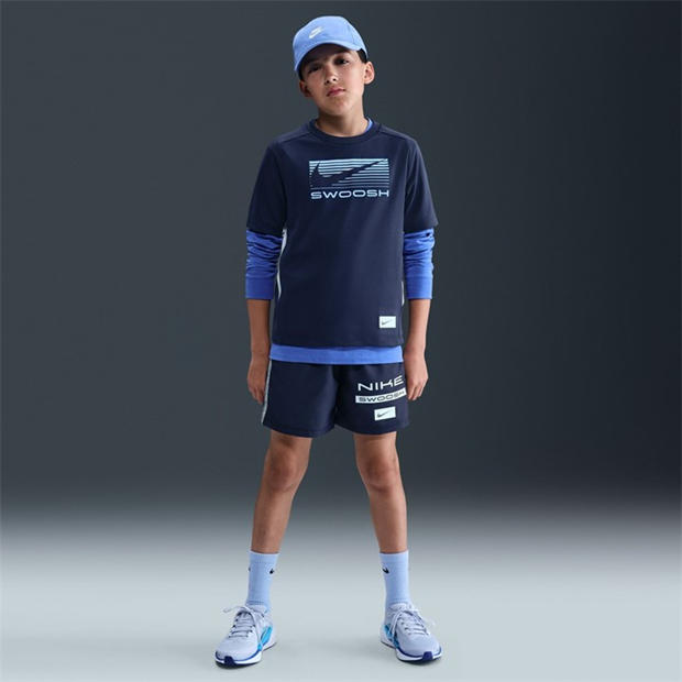 Midnight Navy/C - Nike - Kids' Short Sleeve Performance T-Shirt