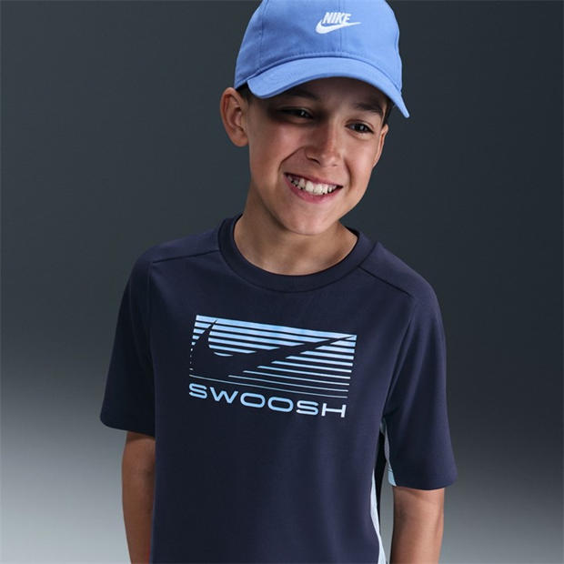 Midnight Navy/C - Nike - Kids' Short Sleeve Performance T-Shirt