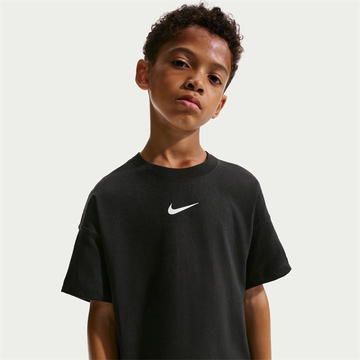 Nike Boys Black B Np Df Ss Perf in Size 7 - 8 Years, Sports Direct