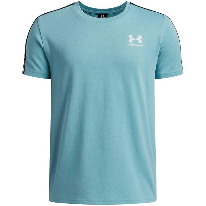 Under Armour Boys Blue Ua Sportstyle Taped Short Sleeve in Size 13 - 14 Years, Sports Direct