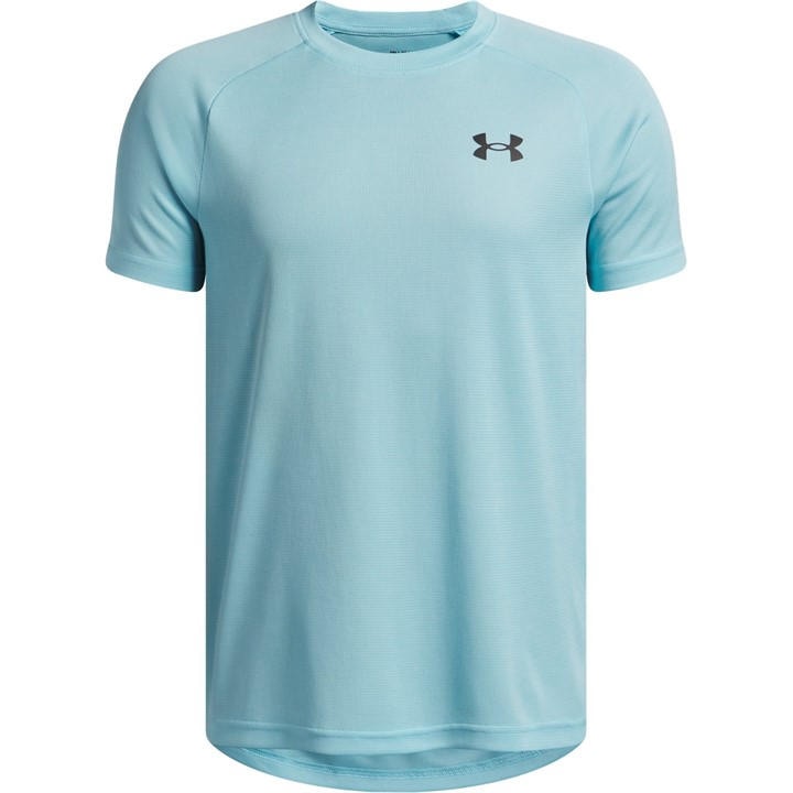 Under Armour Boys Blue Kids' Short Sleeve Performance Gym Top in Size 13 - 14 Years, Sports Direct
