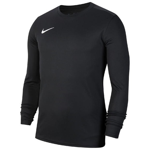 Black - Nike - Men's Park VII Long-Sleeve Dri-FIT T-Shirt