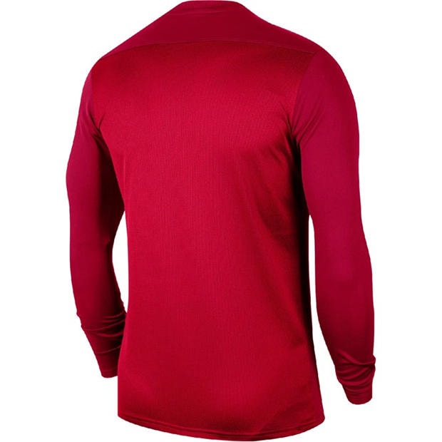 Red - Nike - Men's Park VII Long-Sleeve Dri-FIT T-Shirt