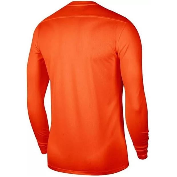 Orange - Nike - Men's Park VII Long-Sleeve Dri-FIT T-Shirt