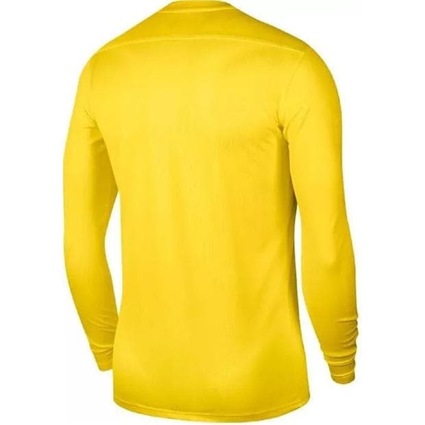 Yellow - Nike - Men's Park VII Long-Sleeve Dri-FIT T-Shirt