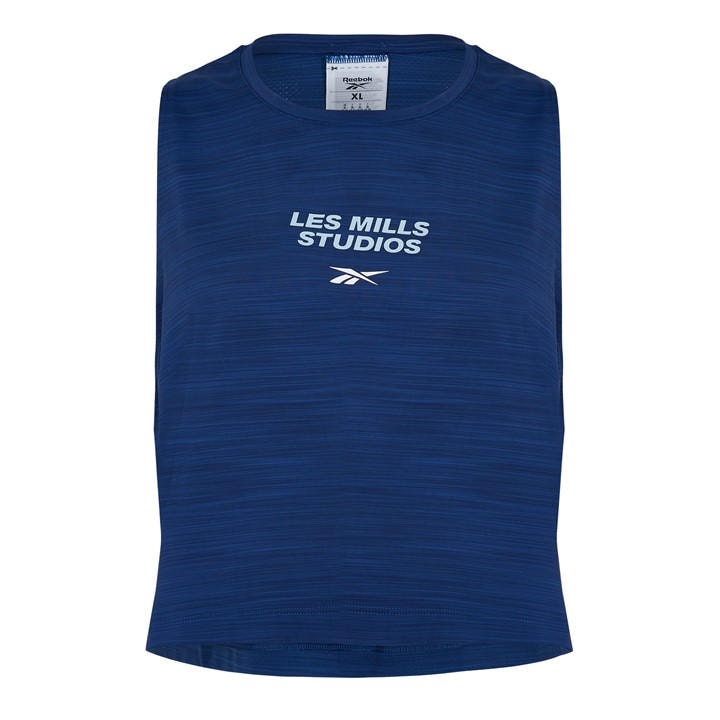 Reebok Women's Blue Les Mills Bodycombat Activchill Vest in Size M, Sports Direct
