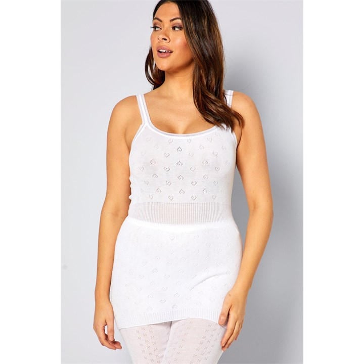 Studio Women's White Thermal Vest in Size 12, Sports Direct