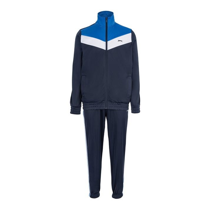 Slazenger Men's Blue Polyester Tracksuit in Size 3XL, Sports Direct