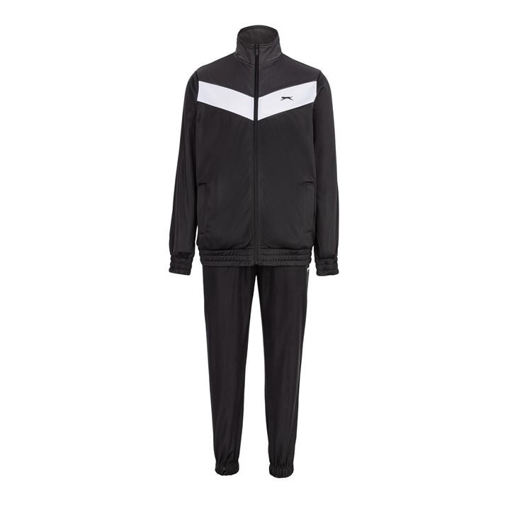 Slazenger Men's Black Polyester Tracksuit in Size 3XL, Sports Direct