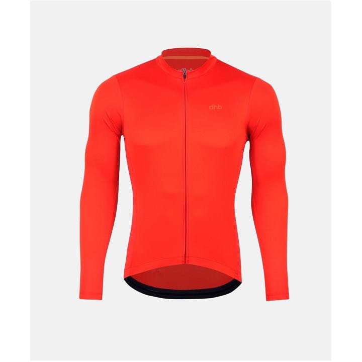 Dhb Men's Orange Long Sleeve Jersey in Size XL, Sports Direct