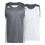 Onix/White - adidas - 3G Speed Reversible Mens Basketball Sleeveless Jersey