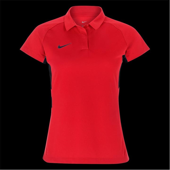 Nike Women's Red Hockey Polo Shirt in Size 12, Sports Direct