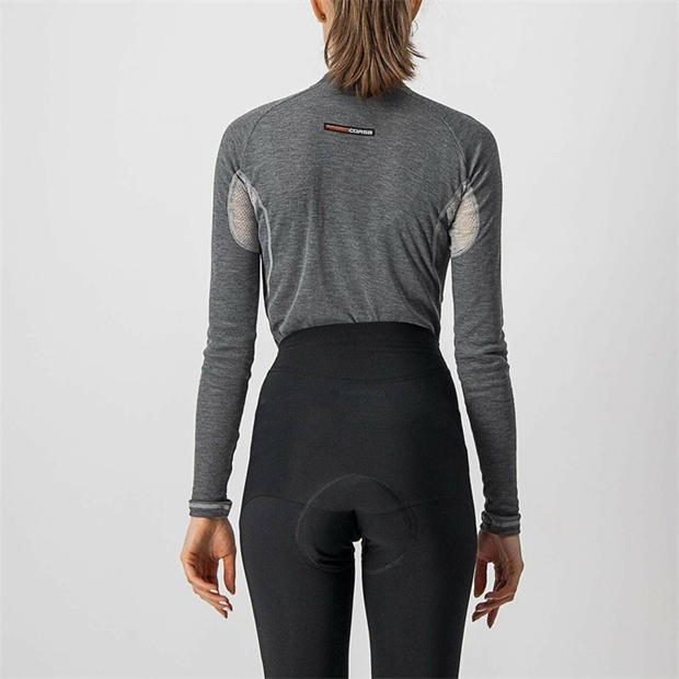 Grey - Castelli - Women's Long-Sleeve Cycling Jersey