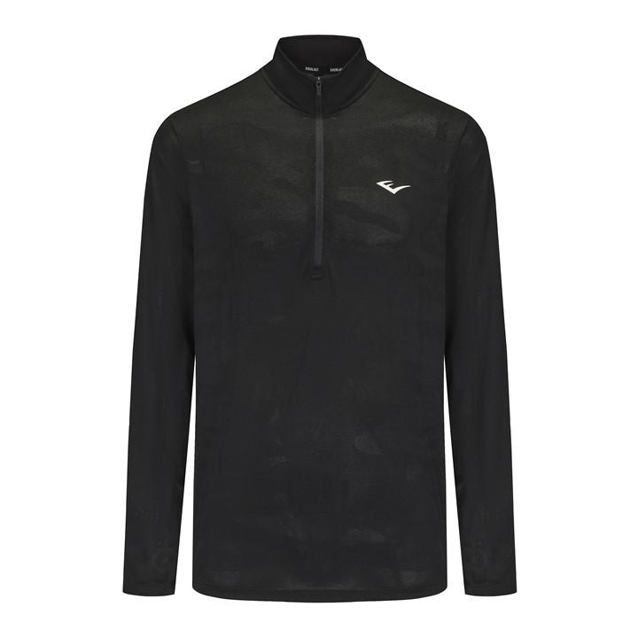 Everlast Men's Black Flex 1/4 Zip in Size 2XL, Sports Direct