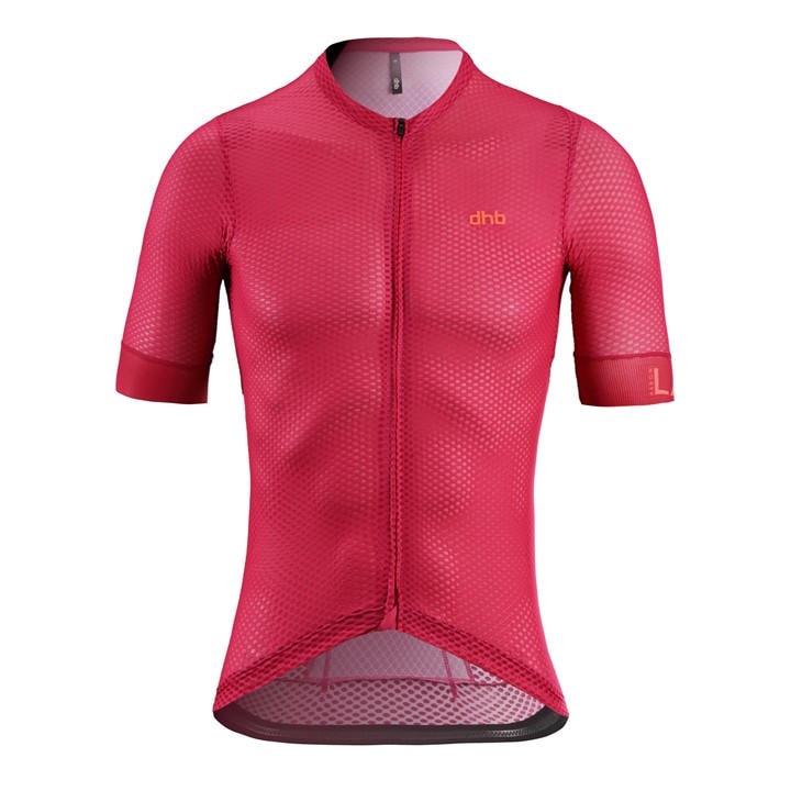 Dhb Men's Red Aeron Air Lab Short Sleeve Jersey in Size XL, Sports Direct