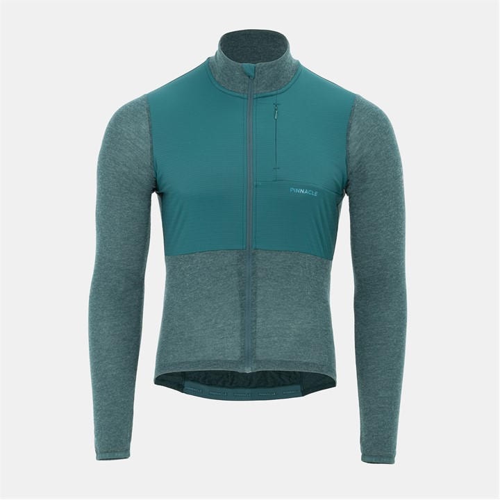 Pinnacle Men's Green Merino Long Sleeve Jersey in Size M, Sports Direct