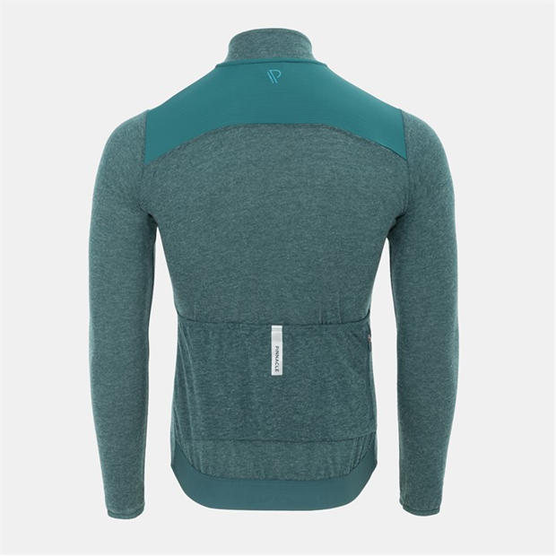 Green Marl - Pinnacle - Merino Long Sleeve Jersey Mens