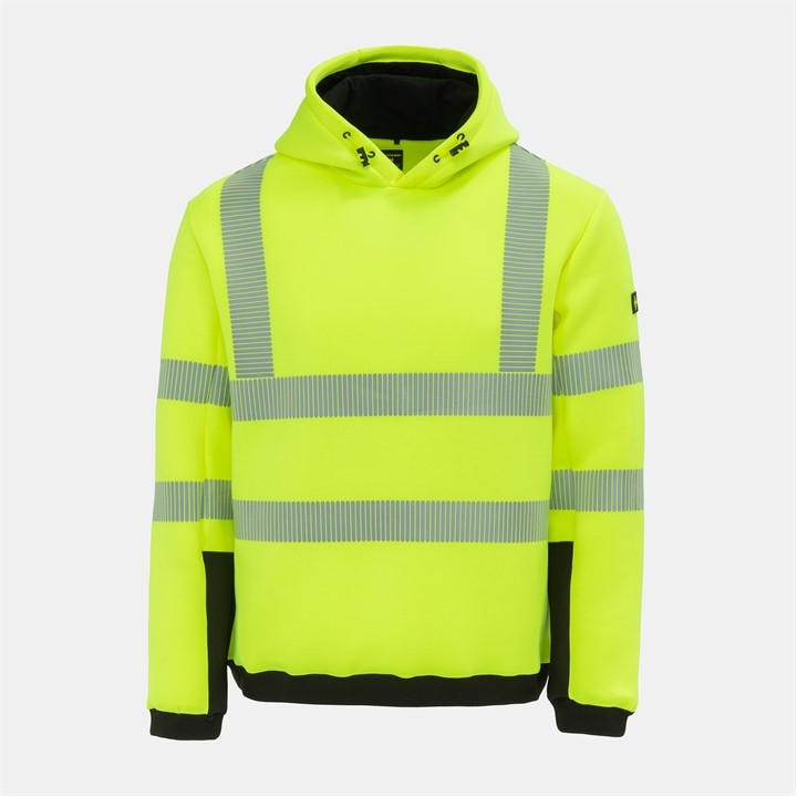 Dunlop Men's Yellow Reflective Long Sleeve Hi-Vis Jacket in Size 2XL, Sports Direct
