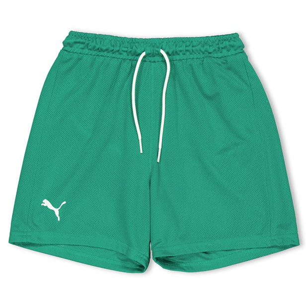 Pepper Green - Puma - Kids' Hoops Team Junior Practice Basketball Shorts