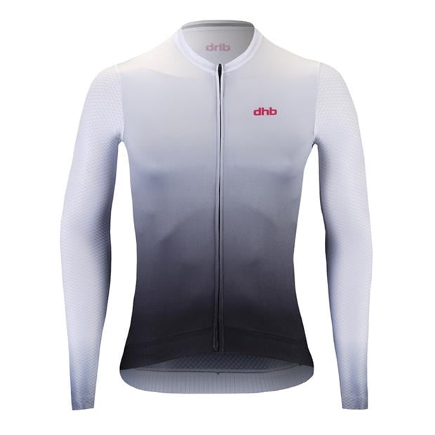 White Fade - Dhb - Dhb Aeron Long Sleeve Jersey 3.0 Unisex