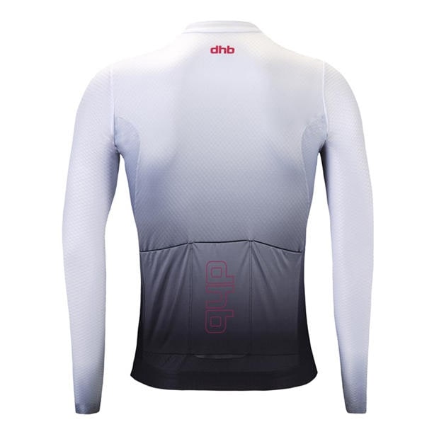 White Fade - Dhb - Dhb Aeron Long Sleeve Jersey 3.0 Unisex