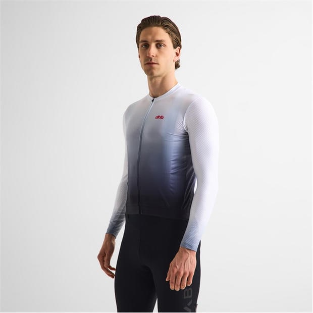 White Fade - Dhb - Dhb Aeron Long Sleeve Jersey 3.0 Unisex